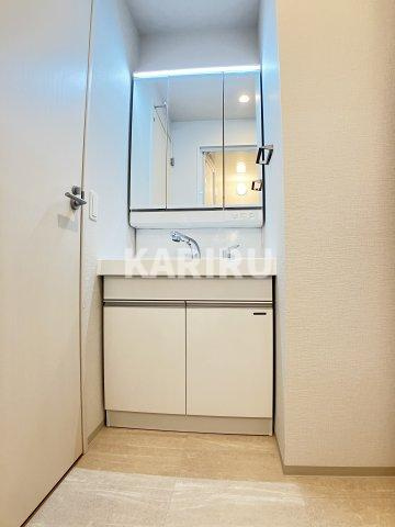 プラウディア今里の洗面所