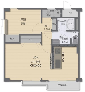 【間取り】 | 豊中清風荘レックスマンション