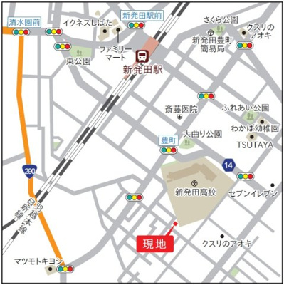 【地図】 | 【中古】リセットハウス豊町３丁目