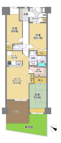 【間取り】の画像