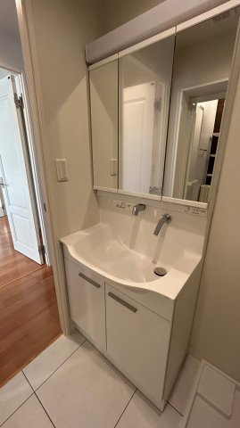 サンコーポ川口の洗面所|使いやすい洗面所です