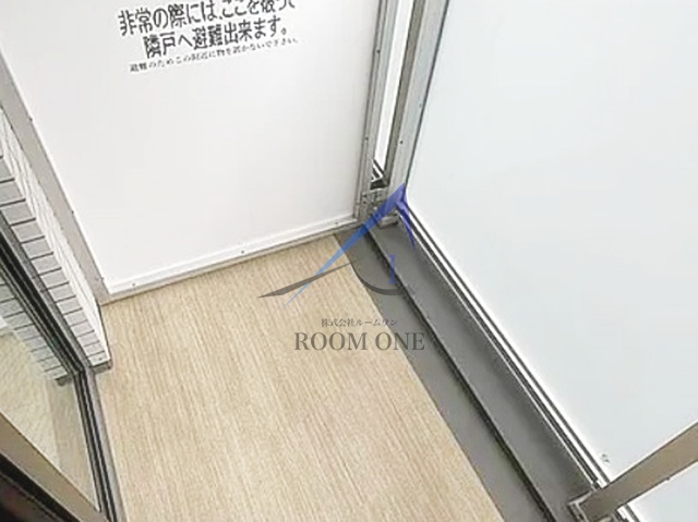 クレイシア月島のバルコニー|バルコニーです。