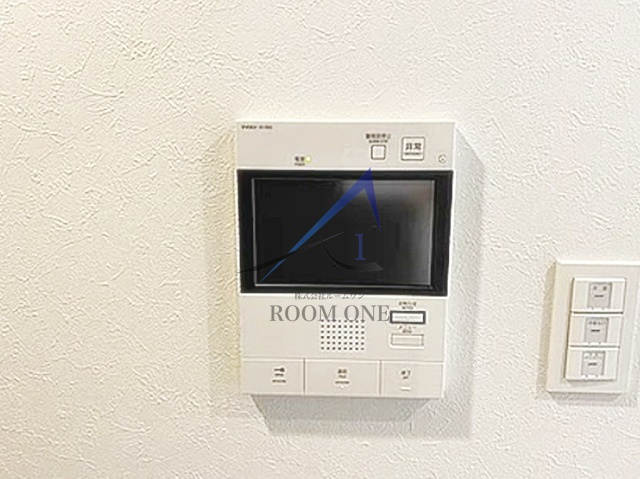 クレイシア月島のセキュリティ|モニター付きインターホンです。