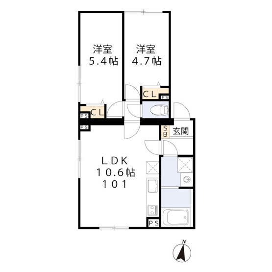【間取り】 | グラシア・ベイ大森