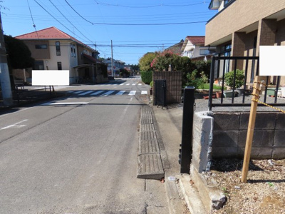 【前面道路含む現地写真】 | 川越市かすみ野売地