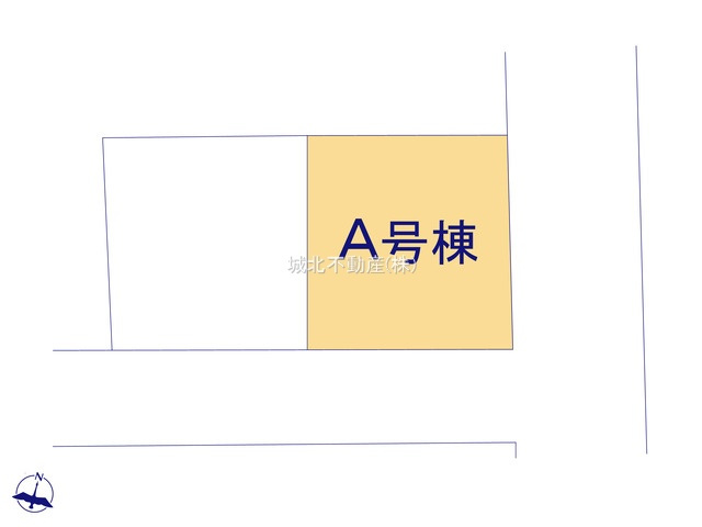杉並区上井草4丁目 全2棟 A号棟の区画図