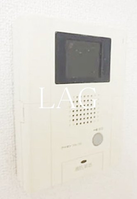 【セキュリティ】 | ジェイ・スリーハイツ | モニター付インターホンです。