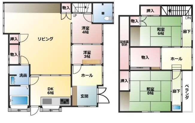 【間取り】 | 宇城市不知火町松合 | ※現況優先