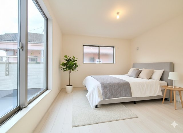 三郷市　早稲田7丁目　新築戸建　全1棟の独立洗面台|施工例です