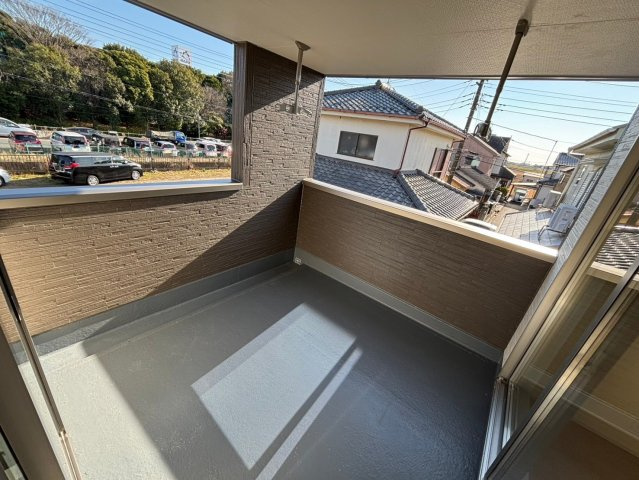 三郷市　早稲田7丁目　新築戸建　全1棟のバルコニー|施工例です