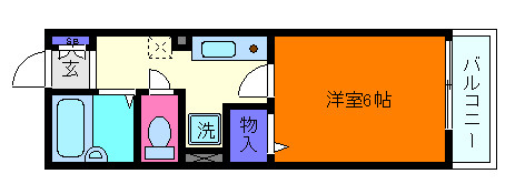 イーストハイツ甲南の間取り