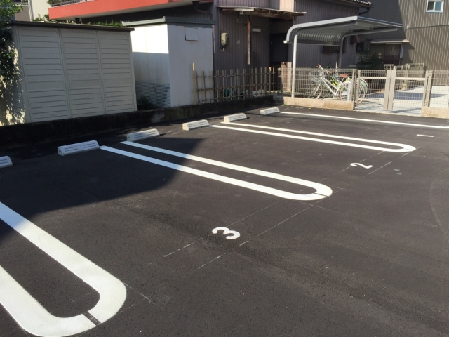 Montbellの駐車場