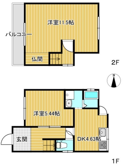 【間取り】 | 星陵台７丁目　中古戸建　収益