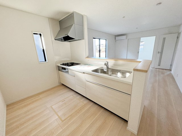 新築戸建・新築建売　岩瀬郡鏡石町旭町【耐震＋制震】第二小・鏡石中のキッチン