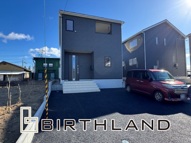 新築戸建・新築建売　岩瀬郡鏡石町旭町【耐震＋制震】第二小・鏡石中の外観|〈3号棟〉水回りがまとまっており家事動線の良いお家です！