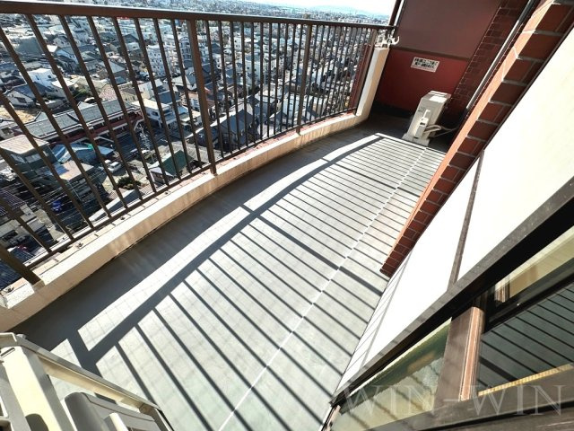 フィオーレ豊橋のバルコニー|イメージ（同建物内別部屋の写真です）