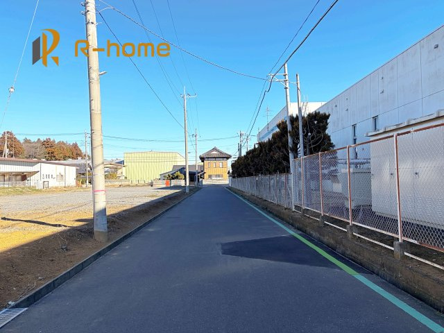 小美玉市上玉里第2　新築戸建て　1号棟の前面道路含む現地写真|周辺環境も併せて案内致します♪
ぜひ現地へお越しください♪