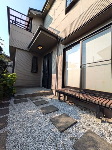 鶴ヶ島市上広谷中古戸建の庭