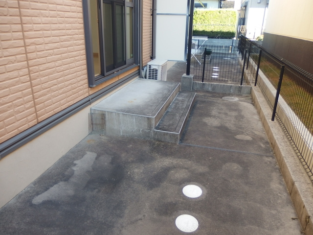 アクアヒルズのバルコニー