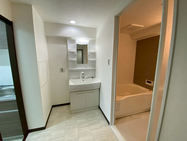 パークシティ水野B棟の独立洗面台