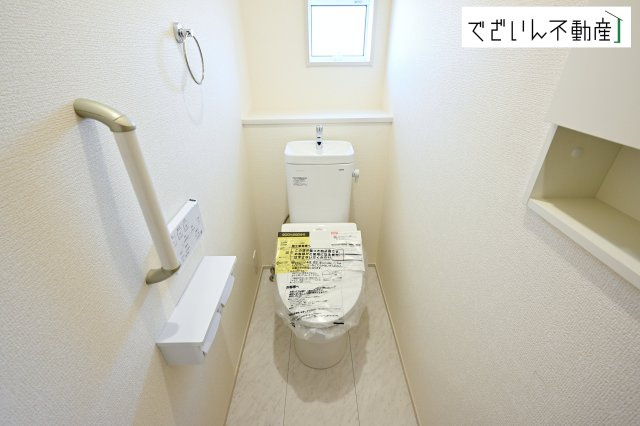 【トイレ】 | blooming garden行田市富士見町2丁目2期　【平屋】新築住宅 | ≪1号棟≫
現地(2026年1月撮影)