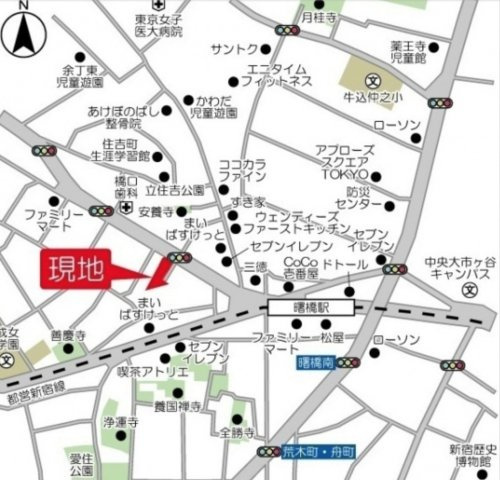 市谷台町坂フロントの地図