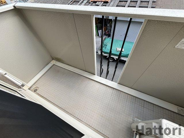 セレッソ　B棟のバルコニー