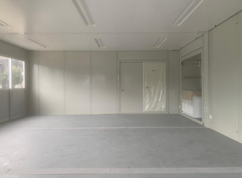 横浜市都筑区東山田町の倉庫の内装