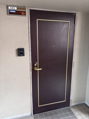 【玄関】 | ドムール長居南館  | 玄関扉です。