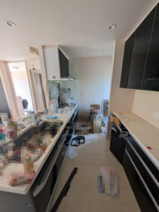 いわき市小名浜島字島　中古戸建のキッチン