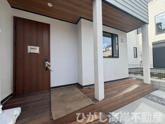 藤沢市本鵠沼５丁目　新築戸建　全６棟の外観|ウッドデッキ