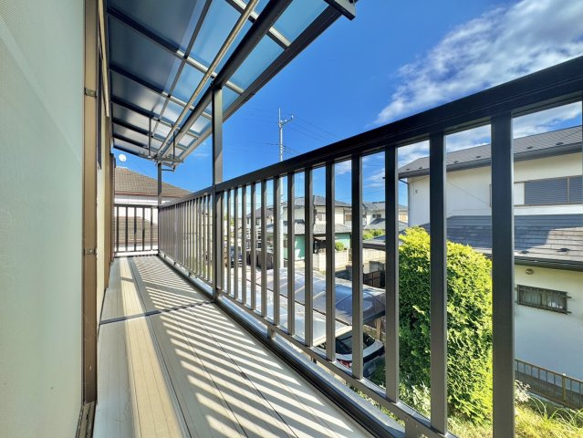 水戸市平須町中古戸建のバルコニー
