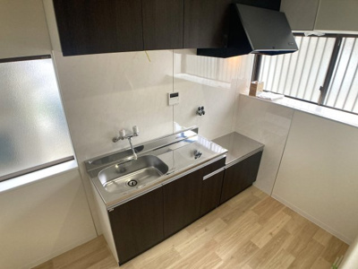 【キッチン】 | Cozy鈴東ハイツⅠ | コンロ設置可能な綺麗なキッチン