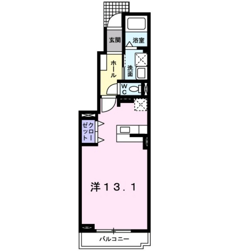 ハーヴェストⅡの間取り