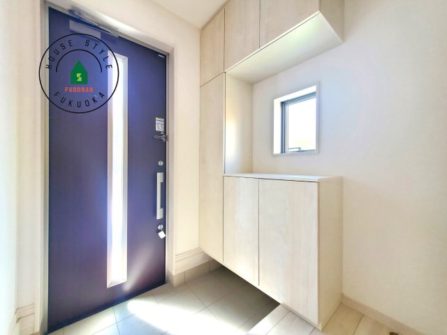 福岡市東区美和台5丁目第1-2棟(B号棟)の内観：施工例|二重ロックでしっかり防犯対策ができます。