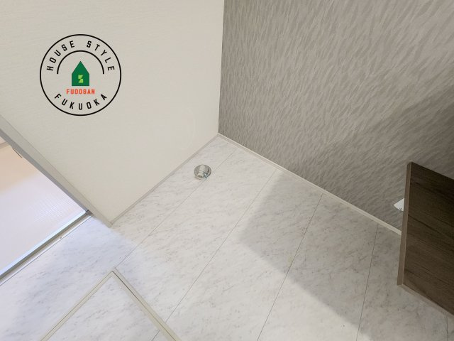 福岡市東区美和台3丁目第1-2棟（1号棟）のランドリースペース|ランドリースペースとなります。広々して有効的にご使用できます。 