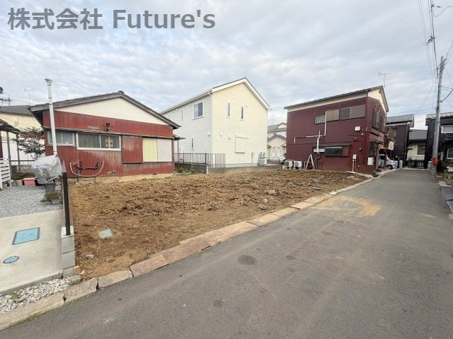 三郷市新和2丁目　建築条件無し売地　全1区画の外観|現地の写真になります。