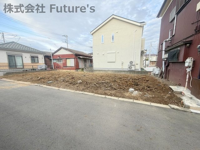 三郷市新和2丁目　建築条件無し売地　全1区画の外観|現地の写真になります。