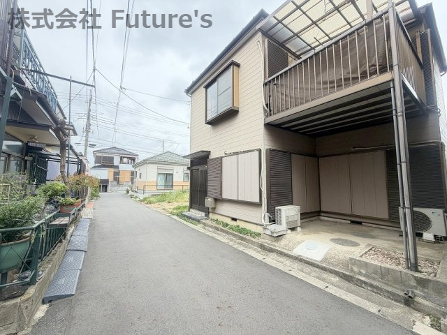 三郷市新和2丁目　建築条件無し売地　全1区画の前面道路含む現地写真|前面道路含む現地写真です。