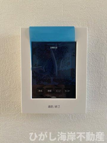 茅ヶ崎市円蔵　新築戸建　全2棟のセキュリティ|TVモニター付きインターフォン
