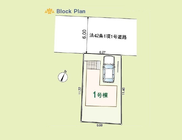 【区画図】 | 富士見市水谷東第８　全１棟 | 全１棟