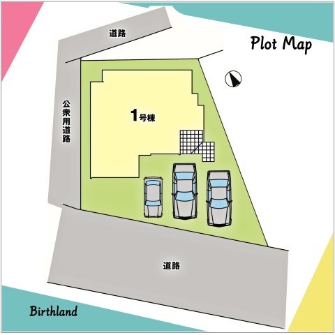 新築戸建・新築建売　郡山市富田西2期　富田小・富田中の区画図|■敷地面積：149.10㎡　■建物面積：109.26㎡