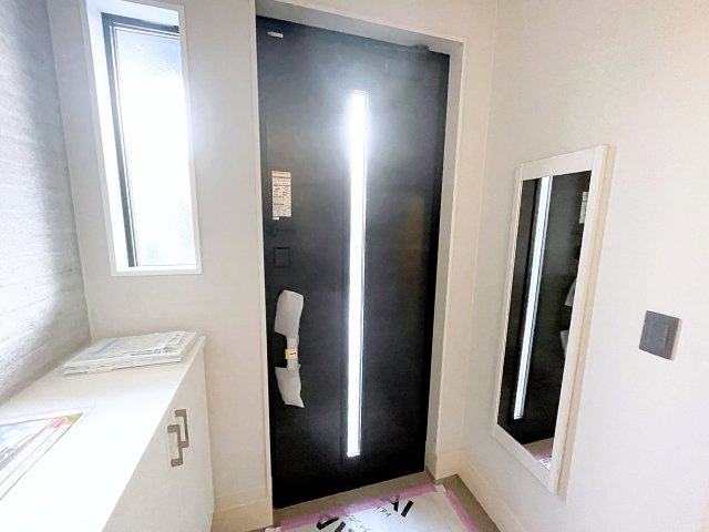 新築戸建・新築建売　郡山市富田西2期　富田小・富田中の玄関