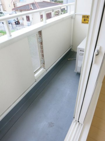 リュミエール井田西のバルコニー