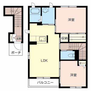 【間取り】 | シャーメゾン クレセント