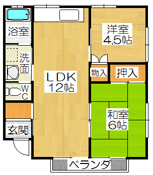 ブリス南島の間取り