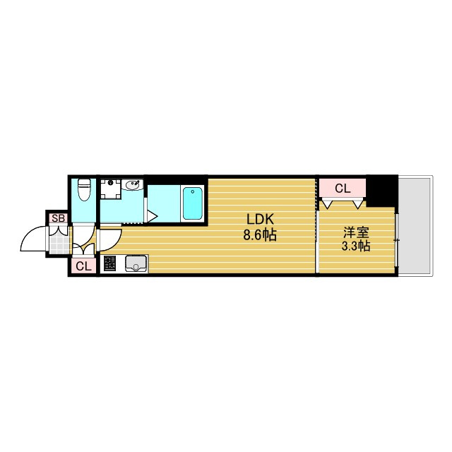 アーバンパーク新大阪の間取り