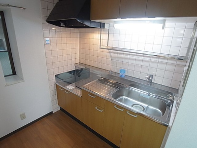 【キッチン】 | 近畿荘 | ガスコンロ設置可能な広々キッチンタイプ、入れ替えました