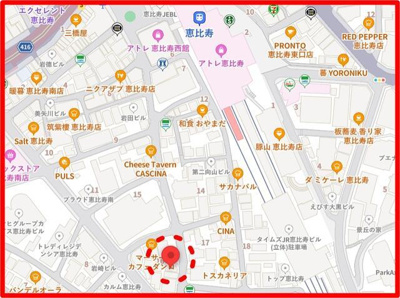 【地図】 | 恵比寿南一丁目ビル |  