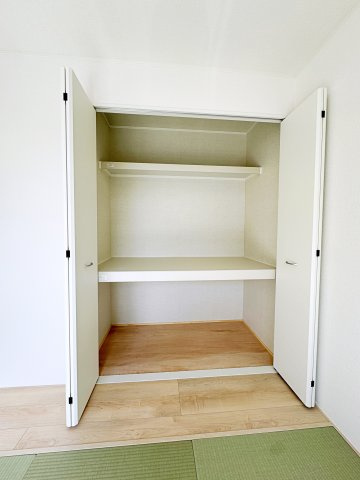 新築戸建・新築建売　郡山市字城清水【耐震+制震】桜小・郡山三中の収納|来客用布団や季節物など収納できるので便利！